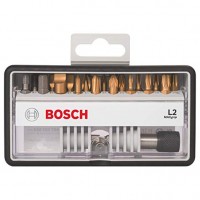 19-dalių antgalių komplektas Bosch L2 Max grip 